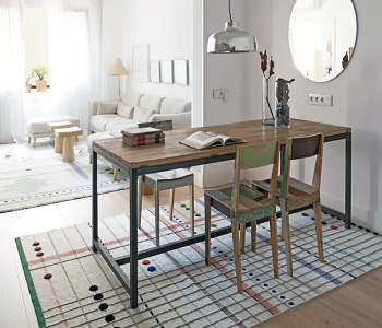 Double rug Fancy Dining Room Rug Ideas For Uplifting Looks