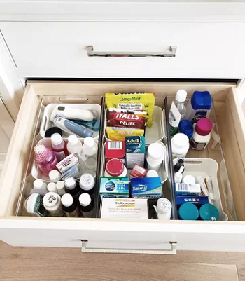 Drawer dividers Qualified Ways Of Medicine Storage And Organization For Greater Purpose