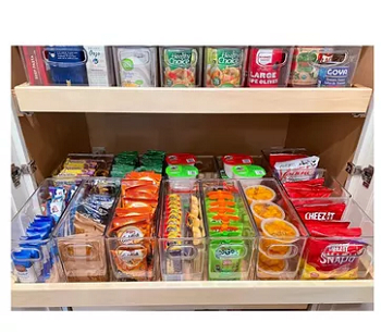 Easy storage with clear cubbies Above Brilliant Ways To Organize Your Crowded Kitchen Drawers