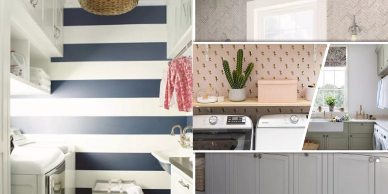 Elevating washing room space with paint color for style and function2
