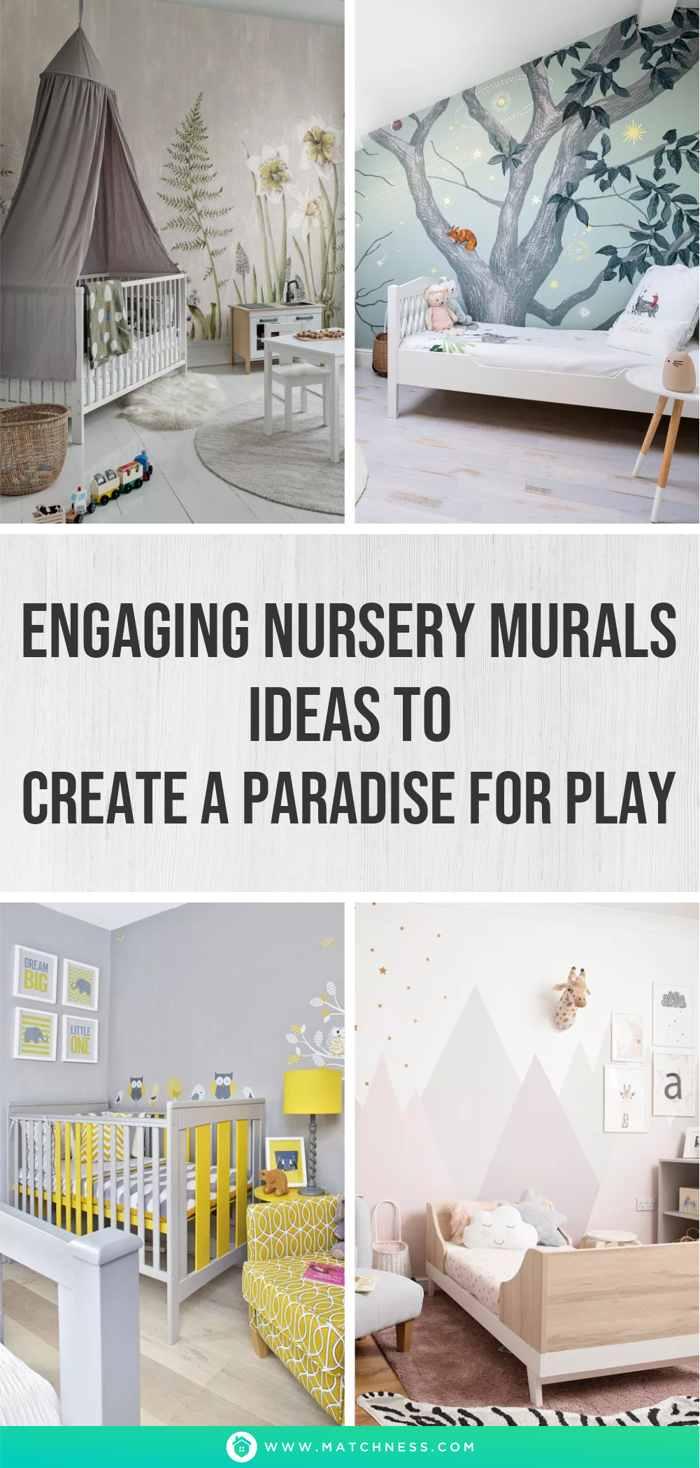 Engaging nursery murals ideas to create a paradise for play2