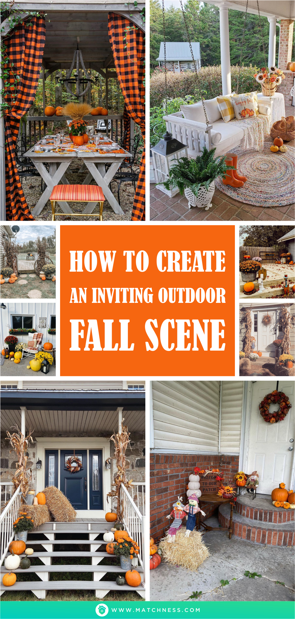 How to create an inviting outdoor fall scene1