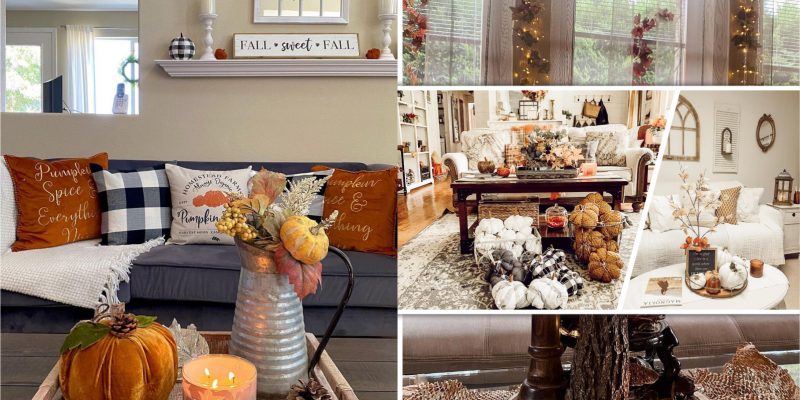 How to decorate a inviting living room this fall2