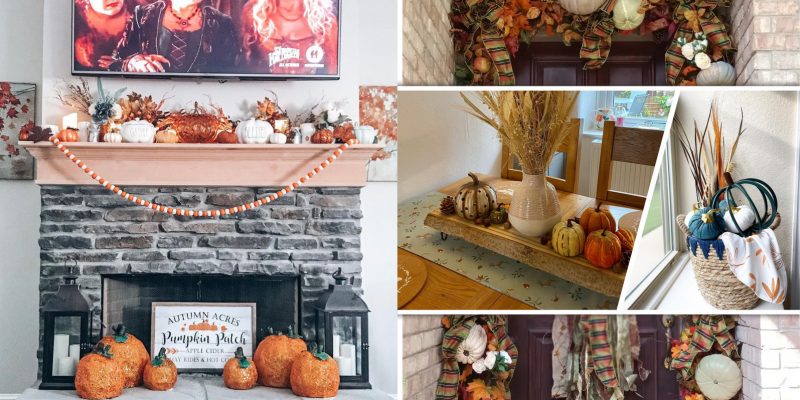 How to present pumpkins to your fall home decorations2