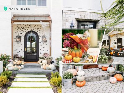 Outdoor front decorating ideas to celebrate spooky season in halloween fi
