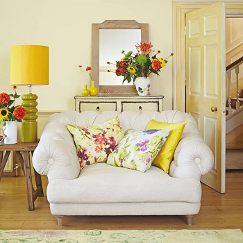 Swap the cushions of the room Zero Cost To Redecorate Homes For Refresh Look