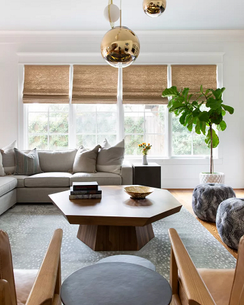The right window dressing Reliable Interior Design To Make Your Dark Living Room Feel Brighter