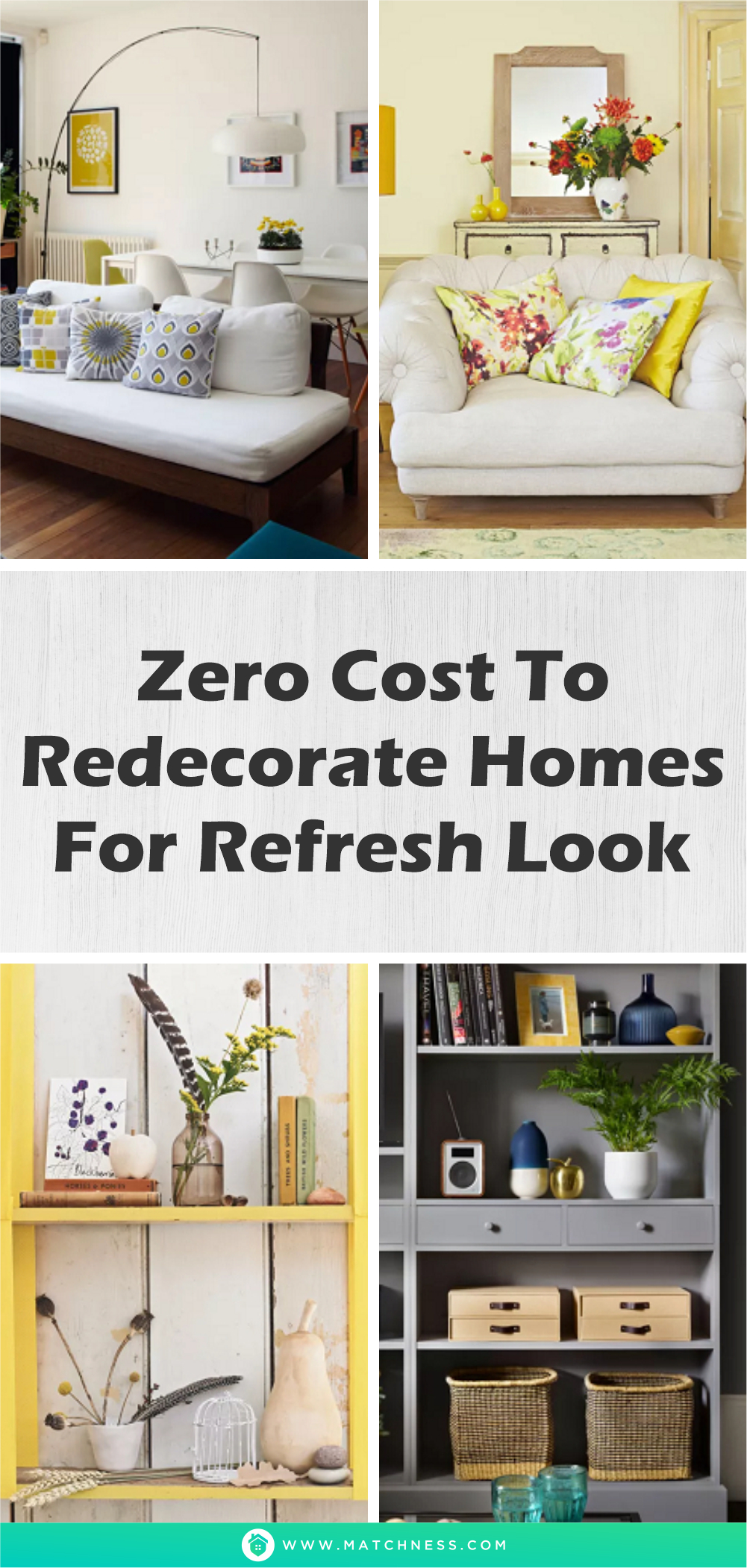 Zero cost to redecorate homes for refresh look1