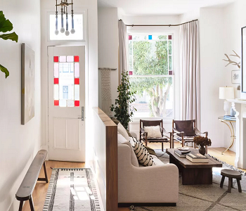 A half wall for entryway Amazeballs Ways To Decor Living Room With No Entryway