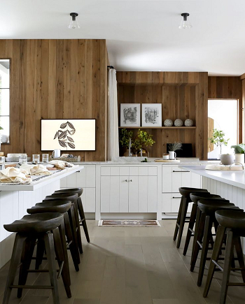 Basic style Exhilarating Double Kitchen Island Ideas For Inspiring And Practical Uses