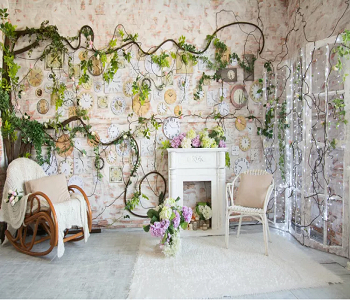 Botanical faux fireplace Most Wanted Faux Fireplace Ideas To Warm Up Your Space In Winter