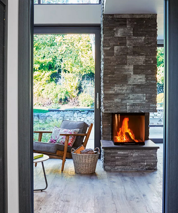 Do not forget log storage Incomparable Ways To Prepare Chimney For Winter Use