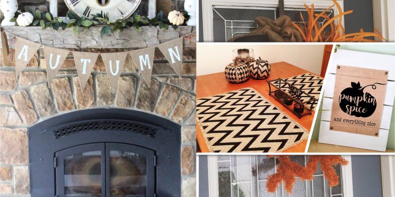 How to complete your fall decoration with burlap 2