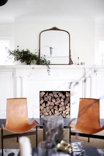 Impress with the height Most Wanted Faux Fireplace Ideas To Warm Up Your Space In Winter