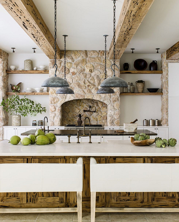 Rustic workhorse Exhilarating Double Kitchen Island Ideas For Inspiring And Practical Uses