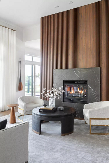 Stand-out standalone faux fireplace Most Wanted Faux Fireplace Ideas To Warm Up Your Space In Winter