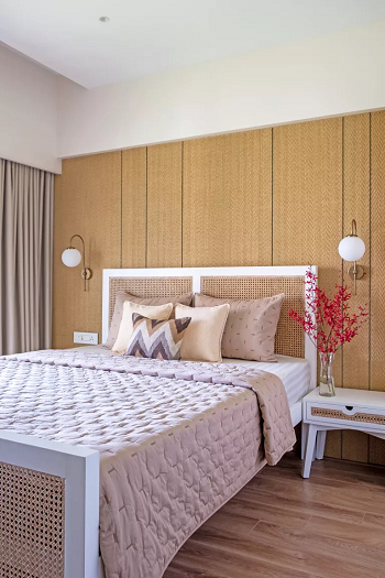 Textured wall panel for cozy feeling Incredible Bedroom Wall Panel Ideas As You Investment Design