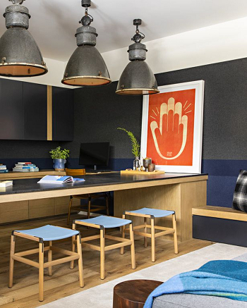 Wide room with storage Glorious Study Room Design Ideas For Happy Homework Zones