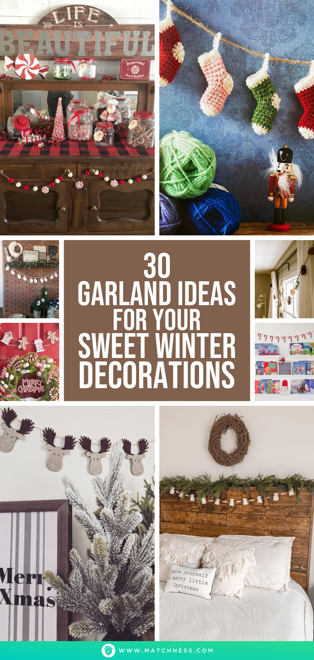 30 garland ideas for your sweet winter decorations1