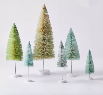 Bottlebrush trees for new style Uncommon Holiday Decoration Ideas To Make Your Home Look Adorable
