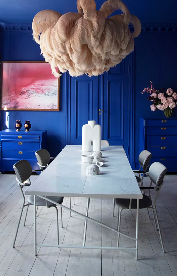 Dark paint colors No-Fail Design Tips To Make A Small Dining Room Look Bigger