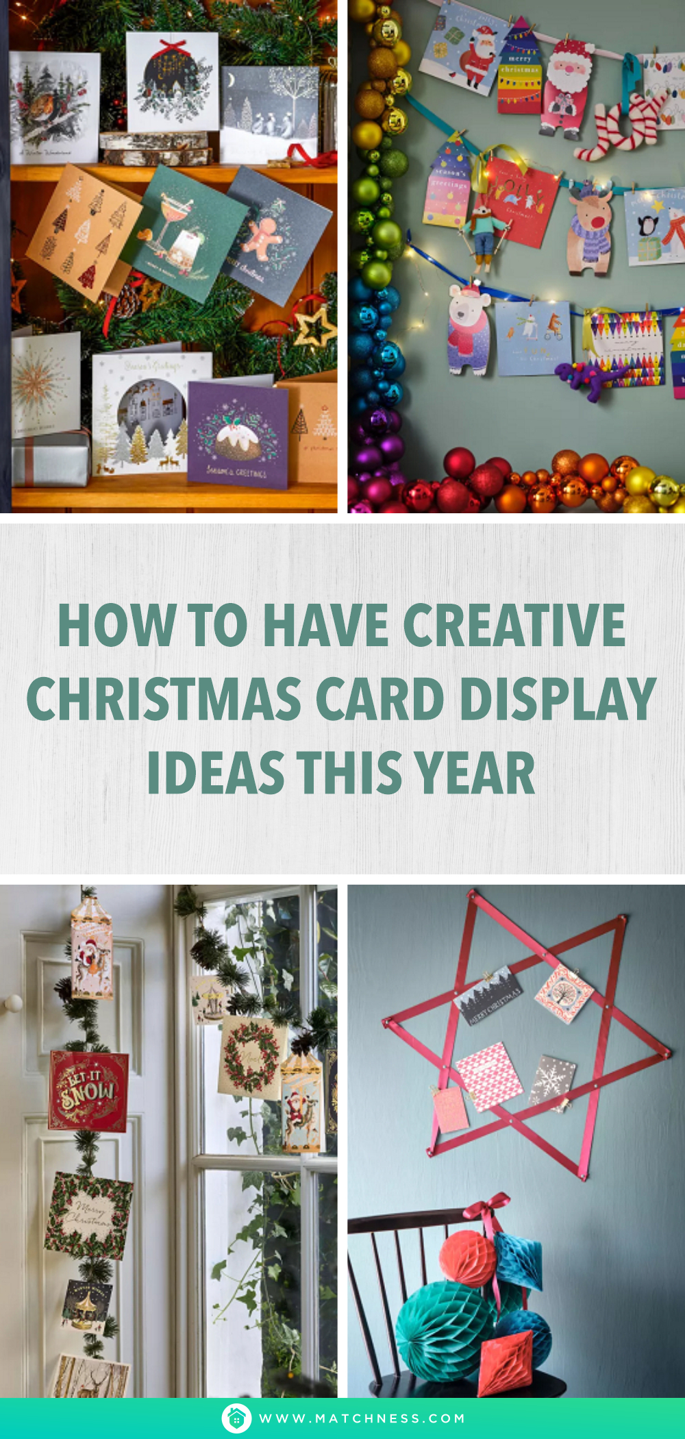 How to have creative christmas card display ideas this year1