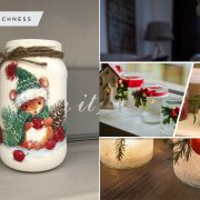 How to use mason jars for winter decoration2