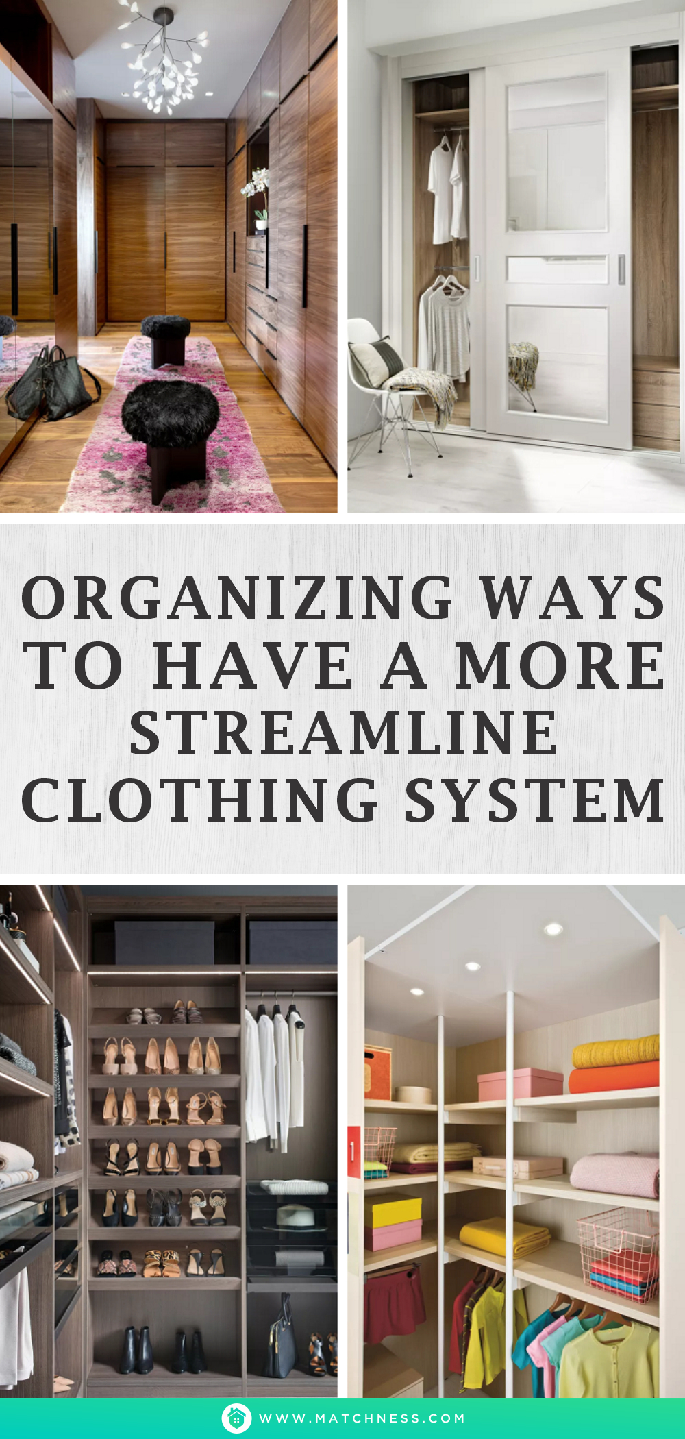 Organizing ways to have a more streamline clothing system1