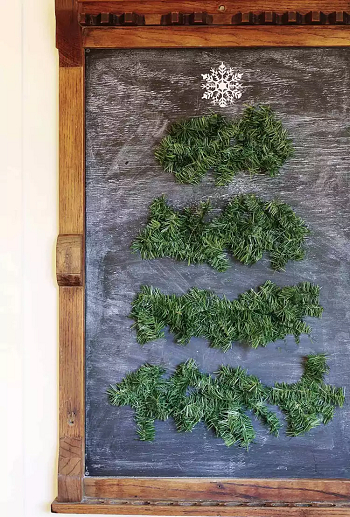 Salvaged greenery Alternative Christmas Tree Ideas To Reinvent In Holiday Tradition
