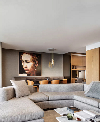 Sectional sofa Display Ideas Of Furniture As Room Divider For Cozier Living Room