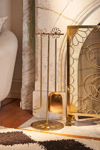 Urban flower and butterfly fireplace tool set Uncommon Holiday Decoration Ideas To Make Your Home Look Adorable