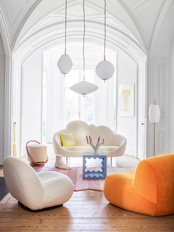 A sculptural statement for a stand out look Precious Sofa Ideas To have Eye Candy Living Room Scheme