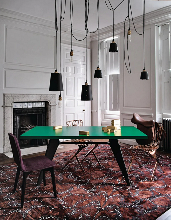 Bold colors Aesthetic Dining Table Trends To Add Unforgettable Style
