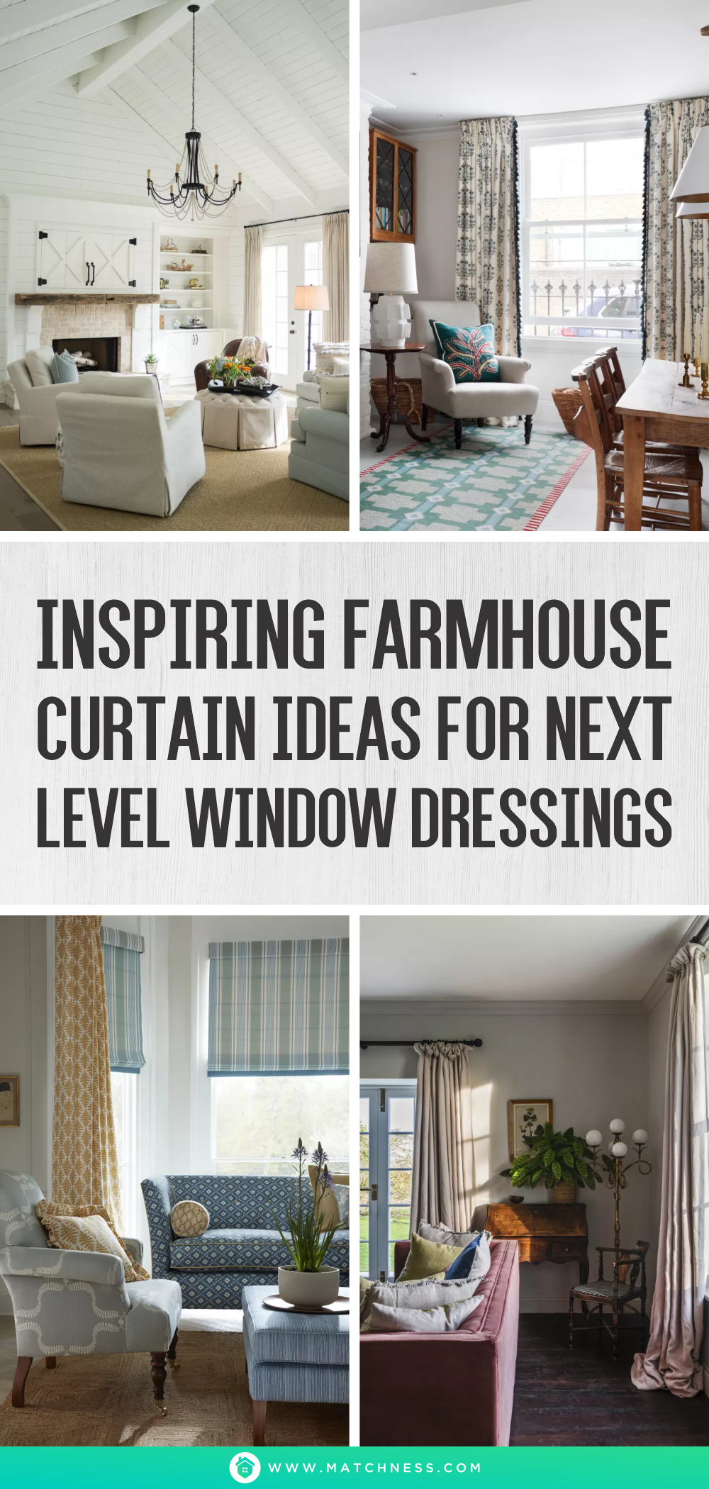 Inspiring farmhouse curtain ideas for next level window dressings1