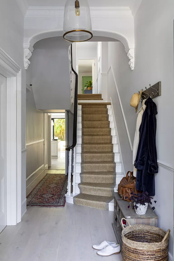 Organized hangers Entryway Organizing Ideas To Make Home Beautiful Right From The Start