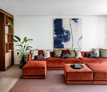 Rust tones Comforting Sofa Color Trends To Be Shown In 2023