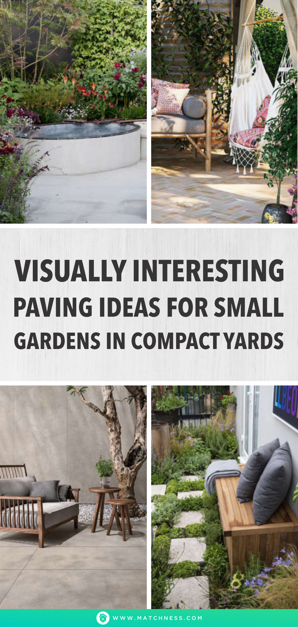 Visually interesting paving ideas for small gardens in compact yards1