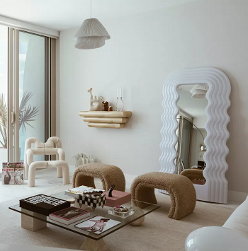 Waved edge frames Compelling Mirror Trends Idea That Will Be Run In 2023
