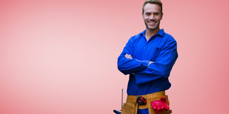 Coveralls-digitally-generated-car-cardboard-box-pointing