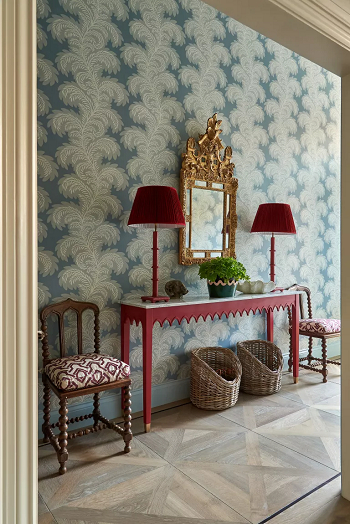 A bold piece of furniture No Paint Decorating Ideas To Present Character And Style In Your Entryway