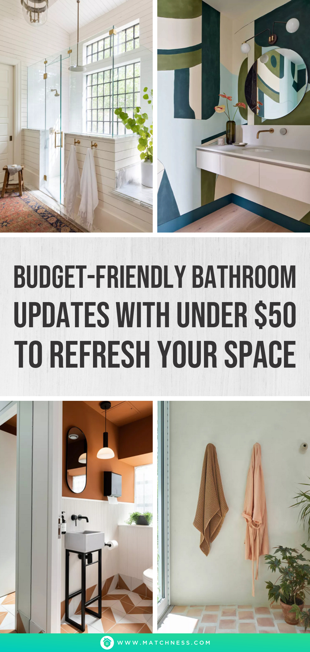 Budget-friendly bathroom updates with under $50 to refresh your space1