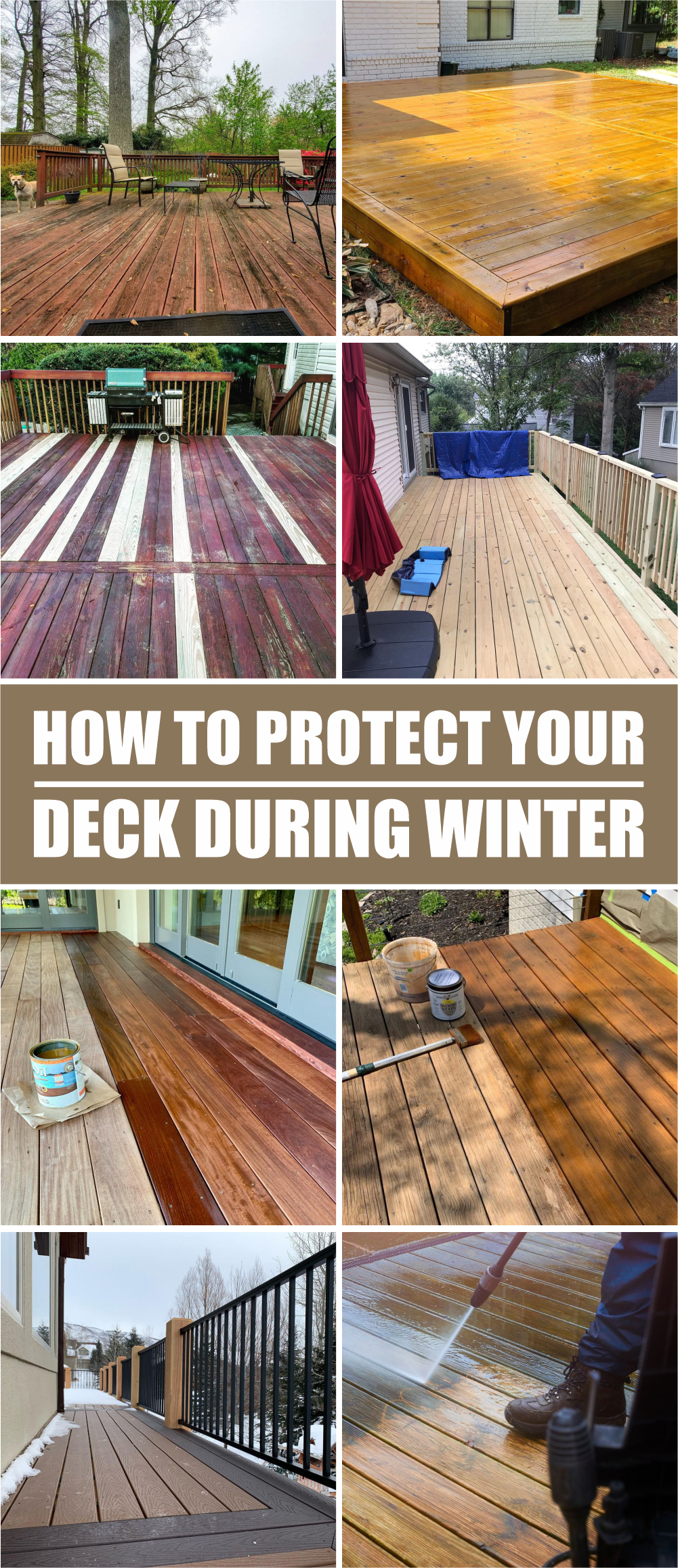 How to protect your deck during winter 1
