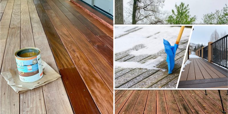 How to protect your deck during winter fi