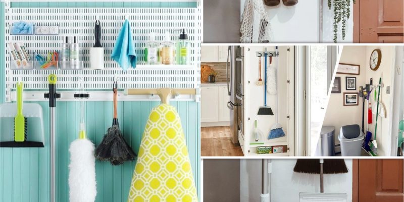 How to store of cleaning tools at home2