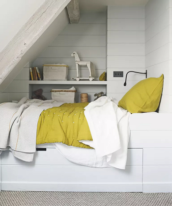 Incorporate hidden storage solution Challenging Small Bedroom Ideas For A Flawlessly Functional Space