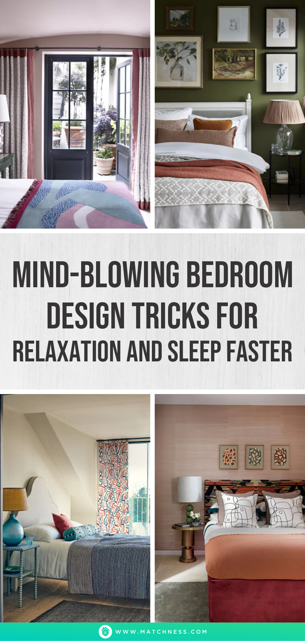 Mind-blowing bedroom design tricks for relaxation and sleep faster1