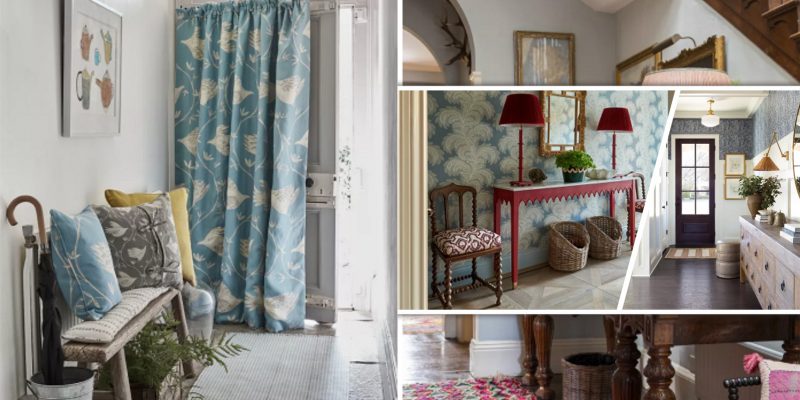 No paint decorating ideas to present character and style in your entryway2