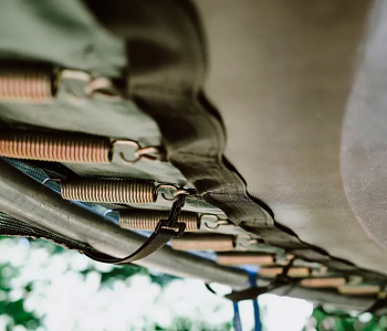Springs are damaged or even rusty Signs As A Warning To Replace Your Trampoline In Your Backyard