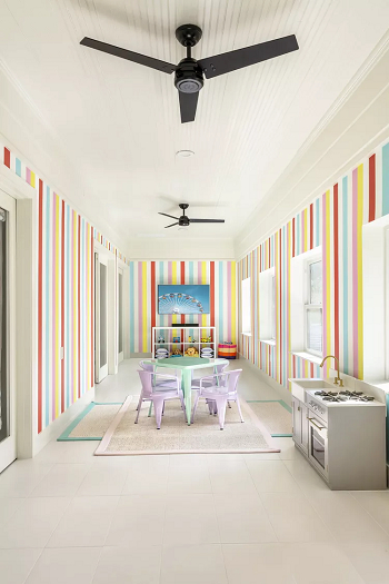 Stripes in all widths Stylish Wallpaper Ideas To Beautify Your Walls For New Moments