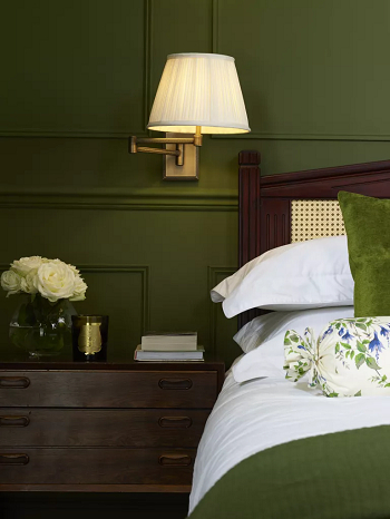 Wall lighting to free up floor and table space Challenging Small Bedroom Ideas For A Flawlessly Functional Space
